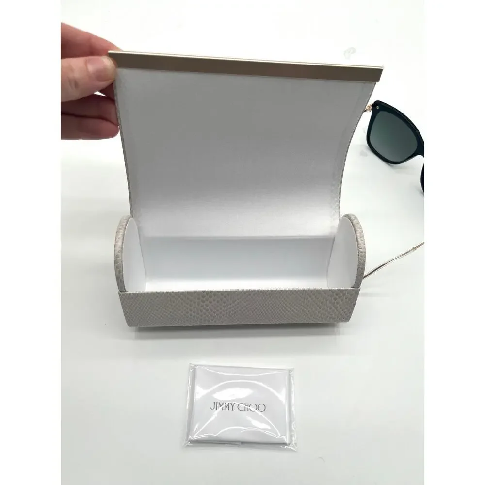 JIMMY CHOO NWOT Sunglasses with Hard Case and Cleaning Cloth